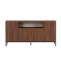 Nordure Rialto Consola Milano Walnut y Negro